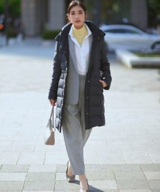 23区 【Oggi1月号/CLASSY.11月号掲載】ウーステッドウール リブタートルネック ニット