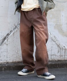 WEGO 【ウエストゴム/MLサイズ展開】ージーダブルニーパンツ