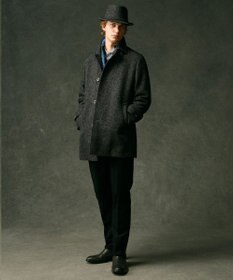 JOSEPH ABBOUD 尾州産カシミヤブレンド×アルパカ混素材カシミヤブレンドアルパカヘリンボーン ハット