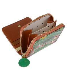 tsumori chisato CARRY ガーデンゴルフクラブ ラウンドファスナー 2つ折り財布