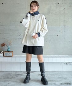 WEGO 【ユニセックス着用ITEM】USPOLOフリースハーフジッププルオーバー