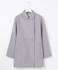 J.PRESS LADIES L ウールナイロンリバー テーラード コート