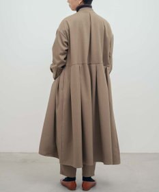 muuc 〈2WAY〉〈シワになりにくい機能素材〉〈サステナブル素材〉〈ウールライク肉厚生地〉〈オンオフ着られる〉ワンピース ＆ ドレスコート