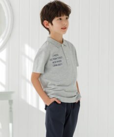 J.PRESS KIDS 【100-130cm】T/C ライト カノコ 半袖ポロシャツ