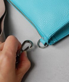 blancle シュリンクレザー クラッチショルダー