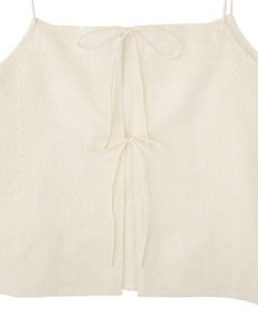 Green Parks 前後２ＷＡＹレース刺繍ビスチェ