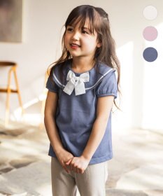 接触冷感セーラーカラーTシャツ / any FAM KIDS | ファッション通販