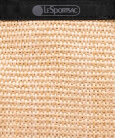 LeSportsac TOP HANDLE CROSSBODY/ブラックラフィア
