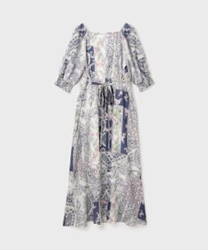 GRACE CONTINENTAL スカーフプリントドレス