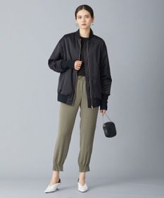 ICB 【洗える】リバーストレッチジャージー ペプラムカットソー