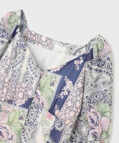 GRACE CONTINENTAL スカーフプリントドレス