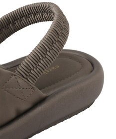 earth music&ecology ギャザークロスサンダル