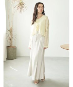 earth music&ecology バックレースサイドリブマーメイドスカート