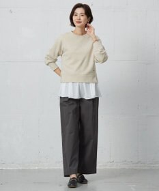 J.PRESS LADIES 【WEB限定カラーあり】ラメ裏毛 カットソー