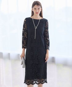 23区 【APPLAUDIR】シャイニーフラワーレース ドレス