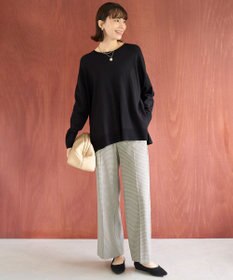 UNFILO beauty warm ワイドパンツ