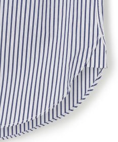 J.PRESS MEN ポプリンマルチストライプ バンドカラーシャツ