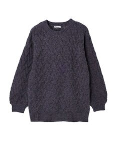 CRAFT STANDARD BOUTIQUE 洗えるモールケーブルニットチュニック