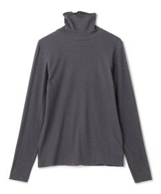 UNFILO 【暖かさ＆着心地の良さで大ヒット】コットンカシミヤ タートルネックカットソー