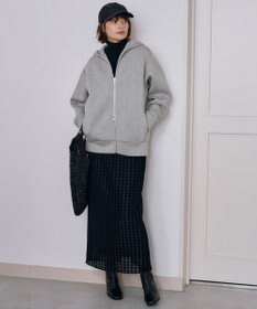 ICB L ハウンドトゥースフロッキーレース スカート