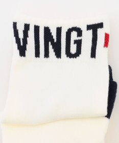 23区GOLF 【WOMEN】ロゴラインハーフソックス 15cm