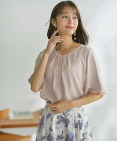 ANY SIS L 【洗える】ラッフルフレアビジュー ブラウス