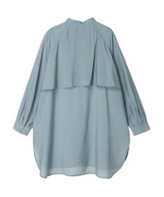 AMERICAN HOLIC バンドカラーフリルシャツチュニック