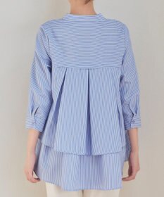 Tiaclasse L 【洗える】バックタックフレアチュニック