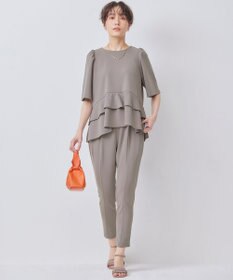 組曲 【WEB限定】スタイルアップジャージー パンツ