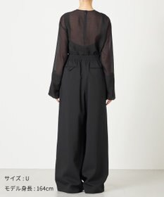 NAVE 【ReNAVE・洗える/UVカット】スパンポリエステル パンツ