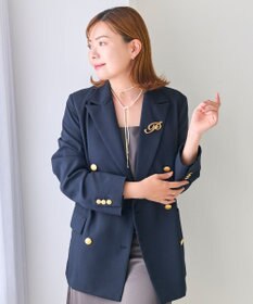 Phoebe <オンワード限定セット>2wayパールチョーカーネックレス×ニュアンスメタルブローチ