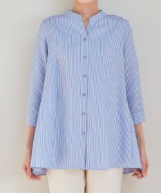 Tiaclasse L 【洗える】バックタックフレアチュニック