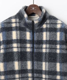 JOSEPH ABBOUD MOUNTAIN 【SPACE／UNISEX】ボアチェック ブルゾン