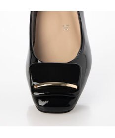 MODE ET JACOMO <MODE ET JACOMO>【レイン対応】バックルモチーフスクエアトゥパンプス