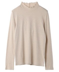 earth music&ecology ラメテレコハイネックプルオーバー