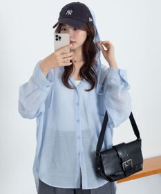 WEGO 【2026年春夏新作】シアーフードシャツ