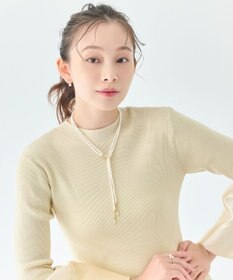 Phoebe <オンワード限定セット>2wayパールチョーカーネックレス×ニュアンスメタルブローチ