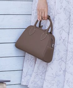 Tiaclasse 【本革】2WAYステッチハンドバッグ