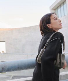 Tiaclasse 【洗える】配色切り替えニットトップス