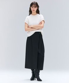 BEIGE， 【洗える・Oggi 11月号掲載】LAURA / ドライタッチ異素材リブニット