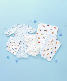 MIKI HOUSE HOT BISCUITS 出産準備セット 通年用(総柄)