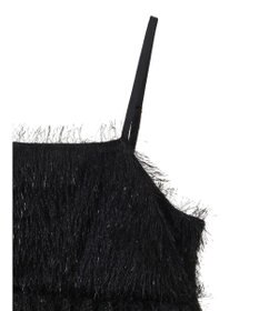 Green Parks ラメフリンジカットキャミソールビスチェ