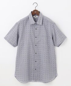 JOSEPH ABBOUD 【キングサイズ・サスティナブル】リヨセルリネンプリント シャツ