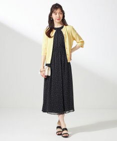 ANY SIS 【接触冷感・UVカット・洗える】ハーフスリーブ カーディガン