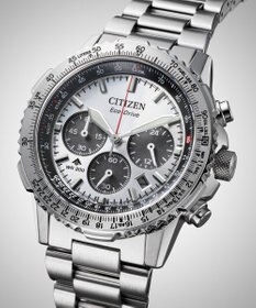 CITIZEN 【電池交換不要 クロノグラフ】航空計算尺機能搭載ウオッチ