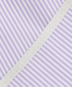 J.PRESS LADIES S 【洗える】 FAST コットンナイロン ストライプ バンドカラー ブラウス