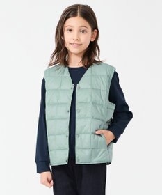 UNFILO 【120-150cm】TAION Vネック ダウンベスト(UNISEX)