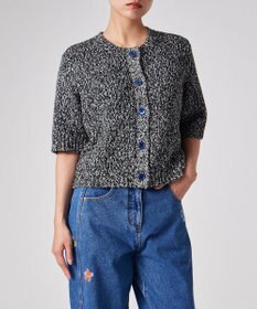 Paul Smith ブークレヤーン 半袖ニット カーディガン