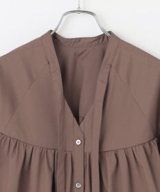 #Newans 【アイロンいらず】バストカットギャザーブラウス