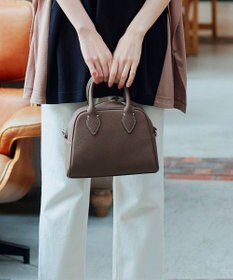 Tiaclasse 【本革】2WAYステッチハンドバッグ